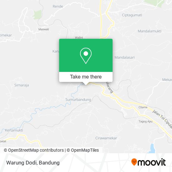 Warung Dodi map