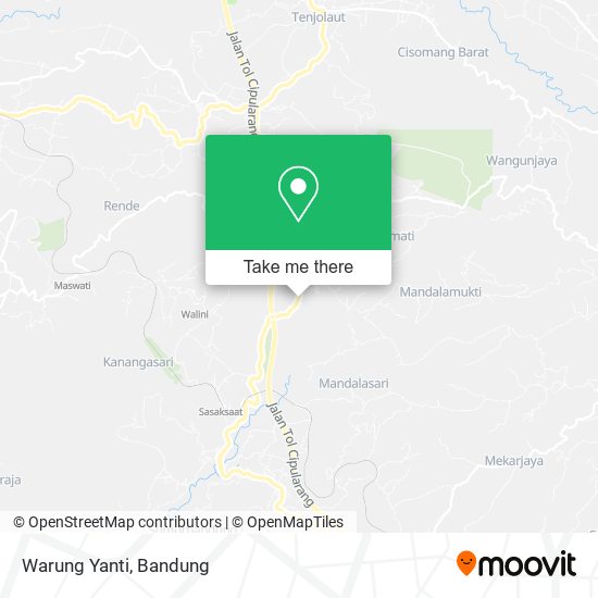 Warung Yanti map