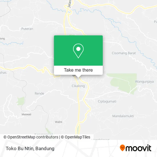 Toko Bu Ntin map