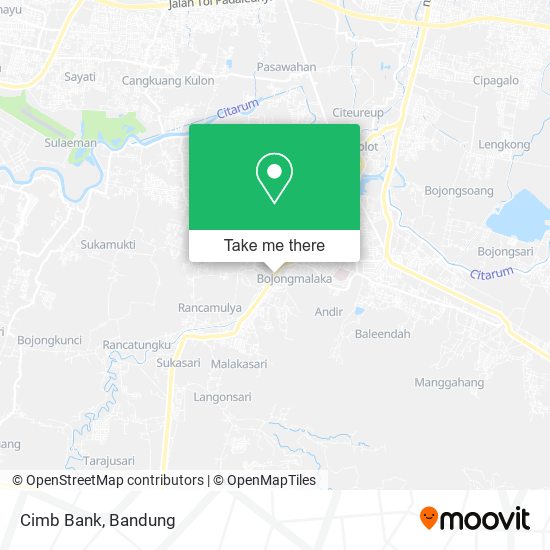 Cimb Bank map