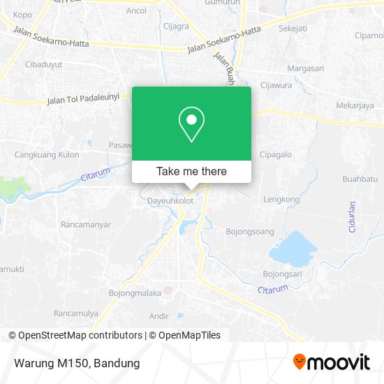 Warung M150 map