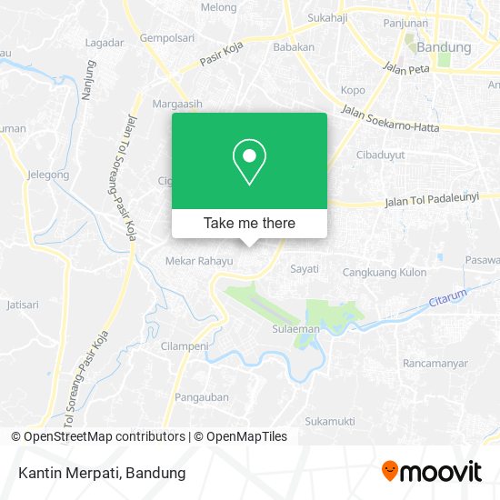 Kantin Merpati map