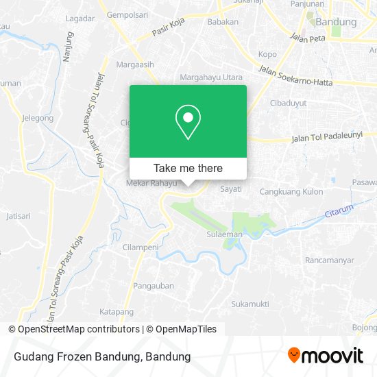 Gudang Frozen Bandung map