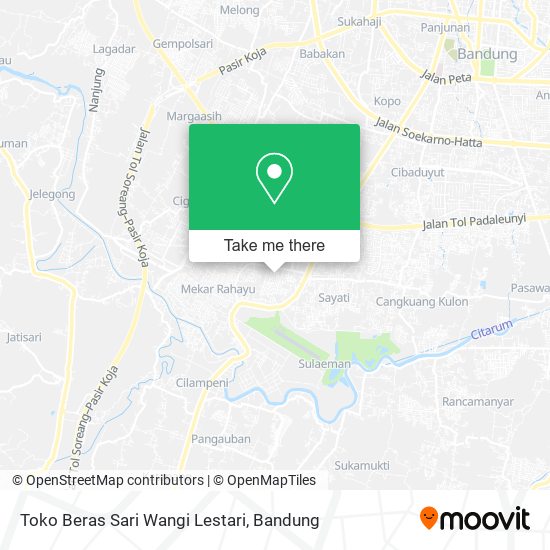 Toko Beras Sari Wangi Lestari map