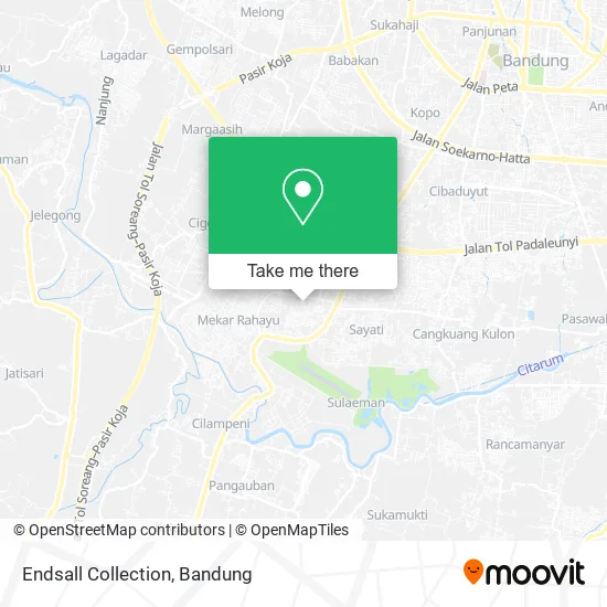 Endsall Collection map