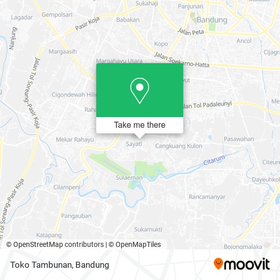 Toko Tambunan map