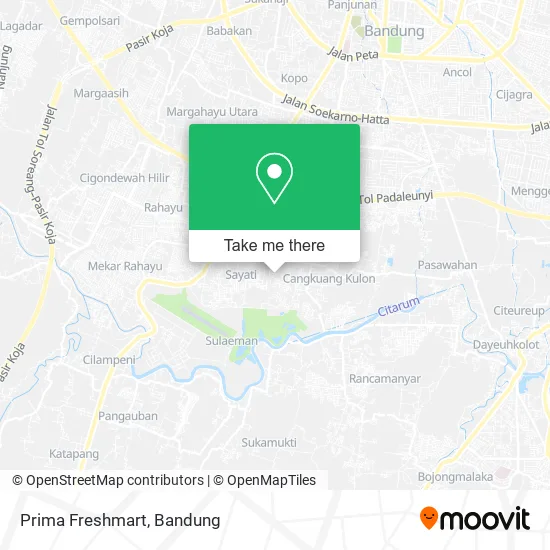 Prima Freshmart map