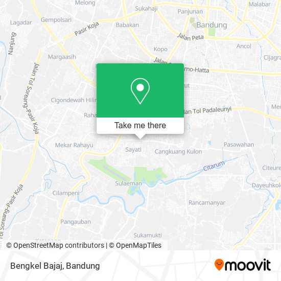 Bengkel Bajaj map