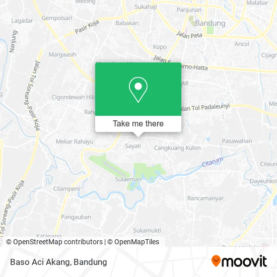 Baso Aci Akang map
