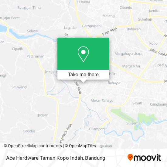 Ace Hardware Taman Kopo Indah map