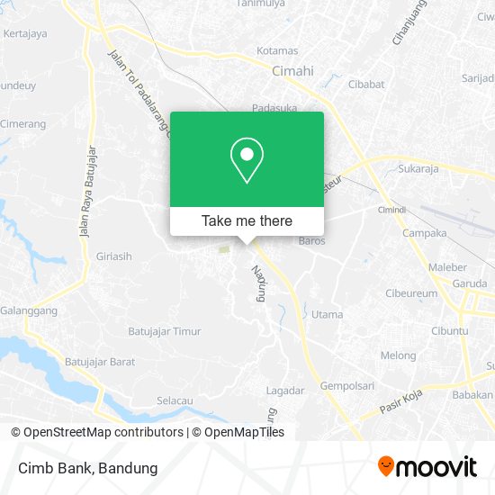 Cimb Bank map