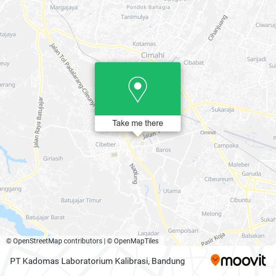 PT Kadomas Laboratorium Kalibrasi map