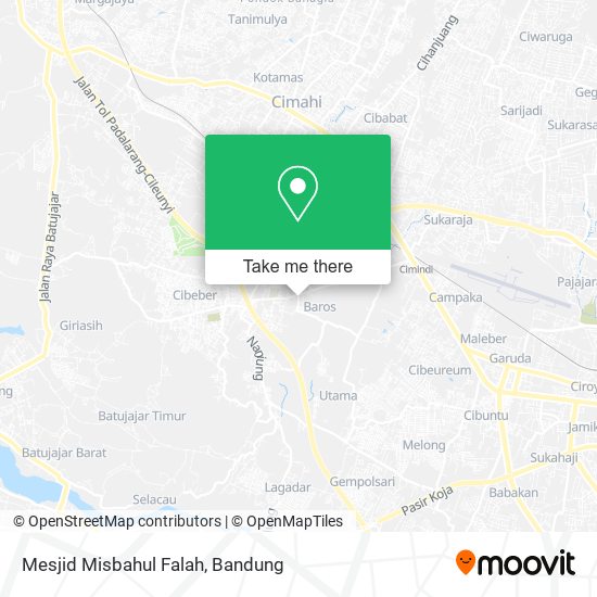 Mesjid Misbahul Falah map