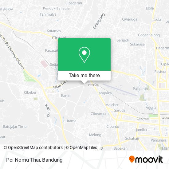 Pci Nomu Thai map