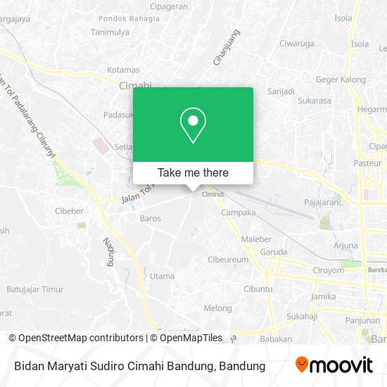 Bidan Maryati Sudiro Cimahi Bandung map