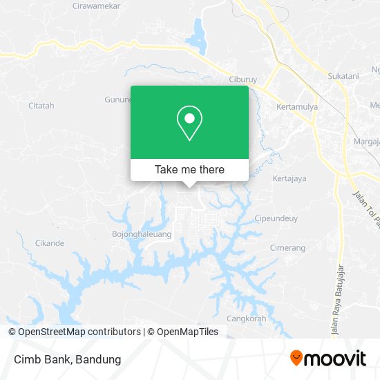 Cimb Bank map