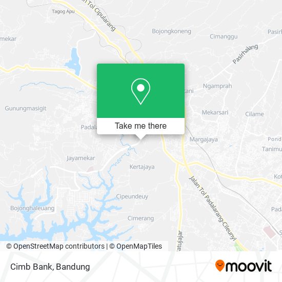 Cimb Bank map