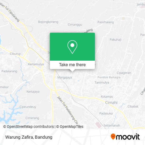 Warung Zafira map