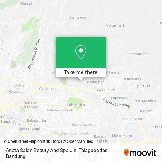Anata Salon Beauty And Spa Jln. Talagabodas map