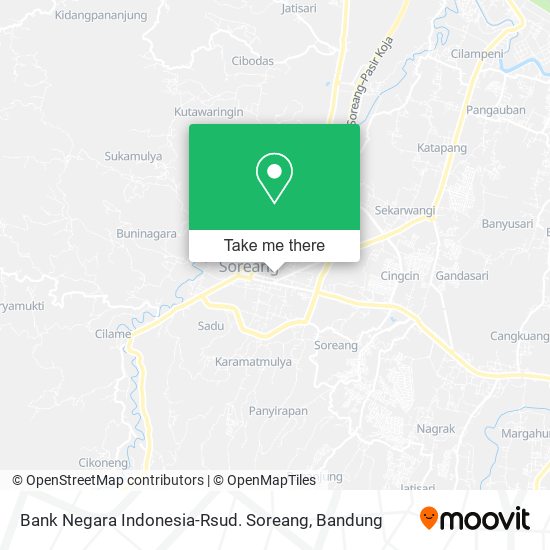Bank Negara Indonesia-Rsud. Soreang map