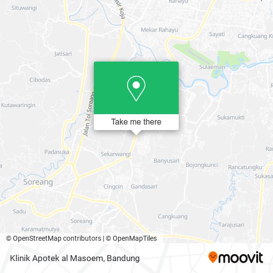 Klinik Apotek al Masoem map
