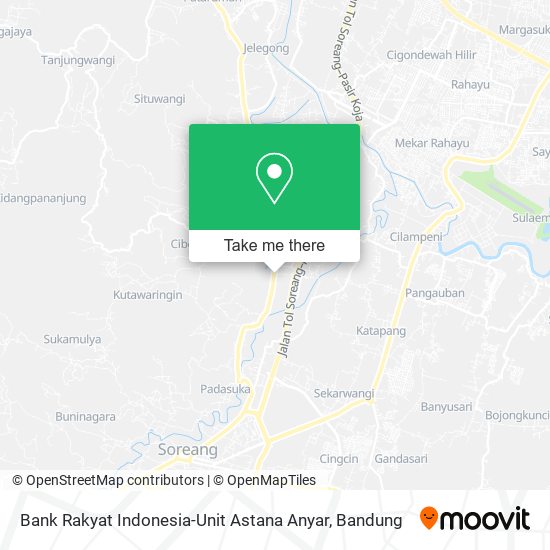 Bank Rakyat Indonesia-Unit Astana Anyar map