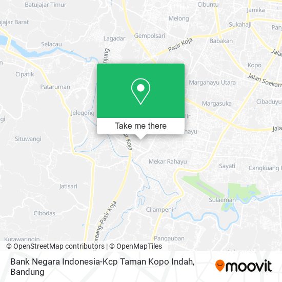 Bank Negara Indonesia-Kcp Taman Kopo Indah map