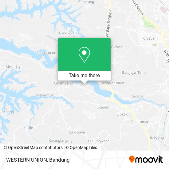 WESTERN UNION map