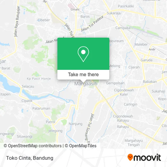 Toko Cinta map