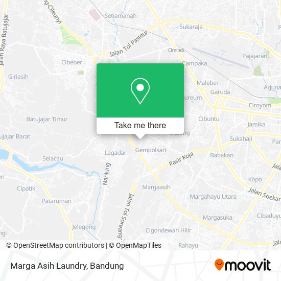 Marga Asih Laundry map