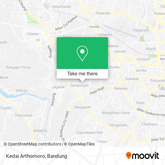 Kedai Arthomoro map