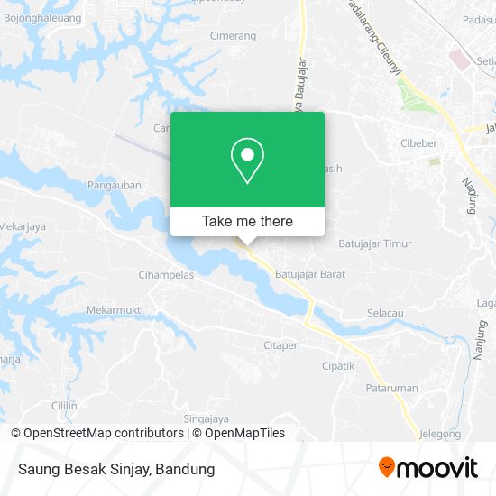 Saung Besak Sinjay map