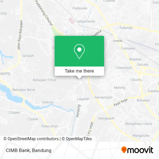 Cimb Bank map