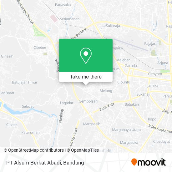 PT Alsum Berkat Abadi map