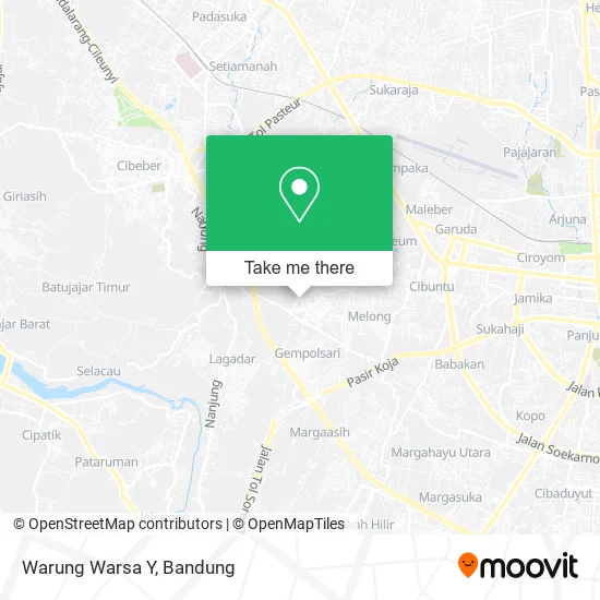Warung Warsa Y map