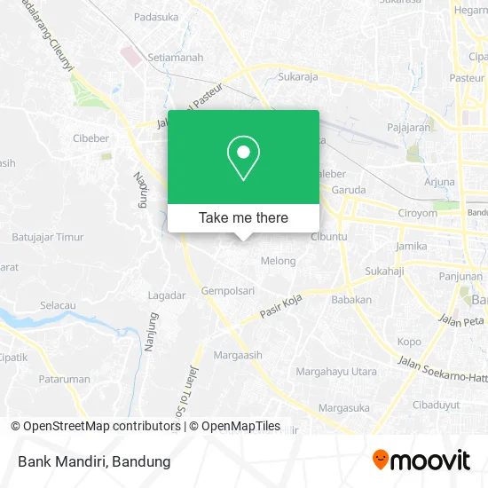 Bank Mandiri map