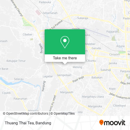 Thuang Thai Tea map