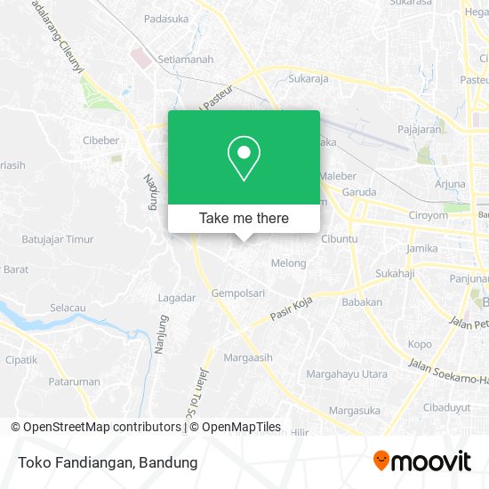 Toko Fandiangan map