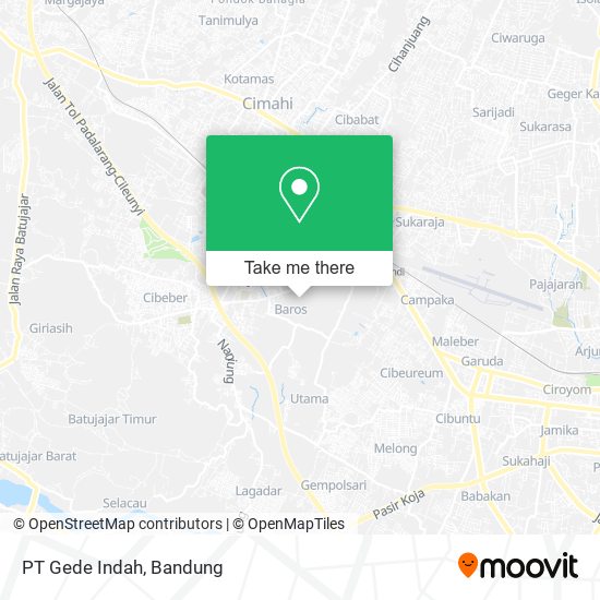 PT Gede Indah map