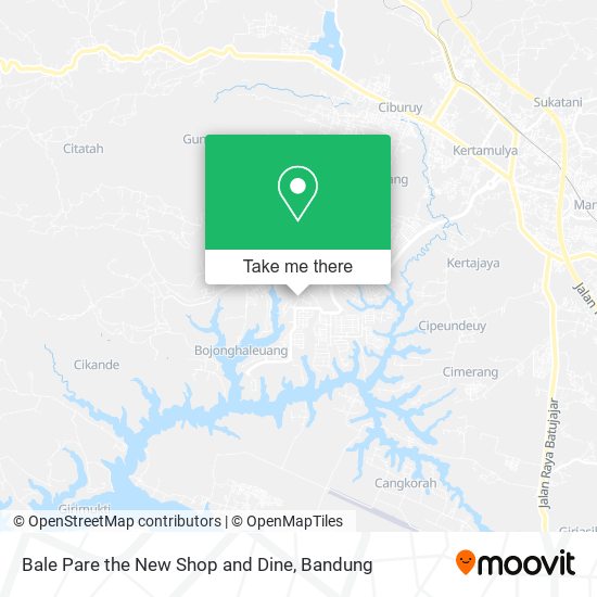 Bale Pare the New Shop and Dine map