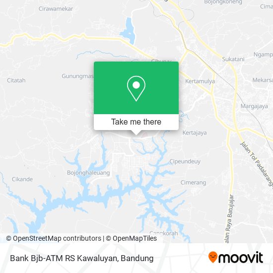 Bank Bjb-ATM RS Kawaluyan map
