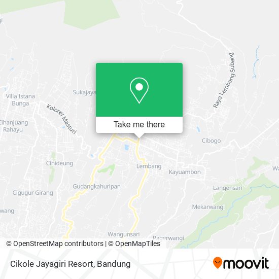 Cikole Jayagiri Resort map