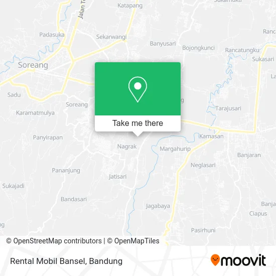 Rental Mobil Bansel map