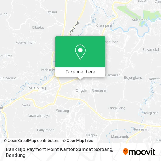 Bank Bjb Payment Point Kantor Samsat Soreang map