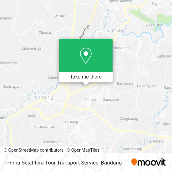 Prima Sejahtera Tour Transport Service map