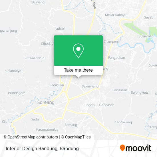Interior Design Bandung map