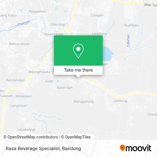 Rasa Beverage Specialist map