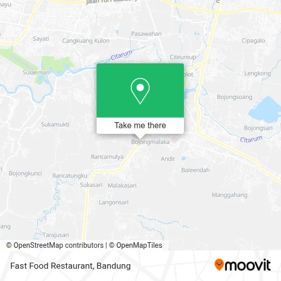 Fast Food Restaurant map