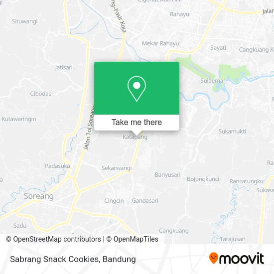 Sabrang Snack Cookies map