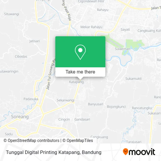 Tunggal Digital Printing Katapang map